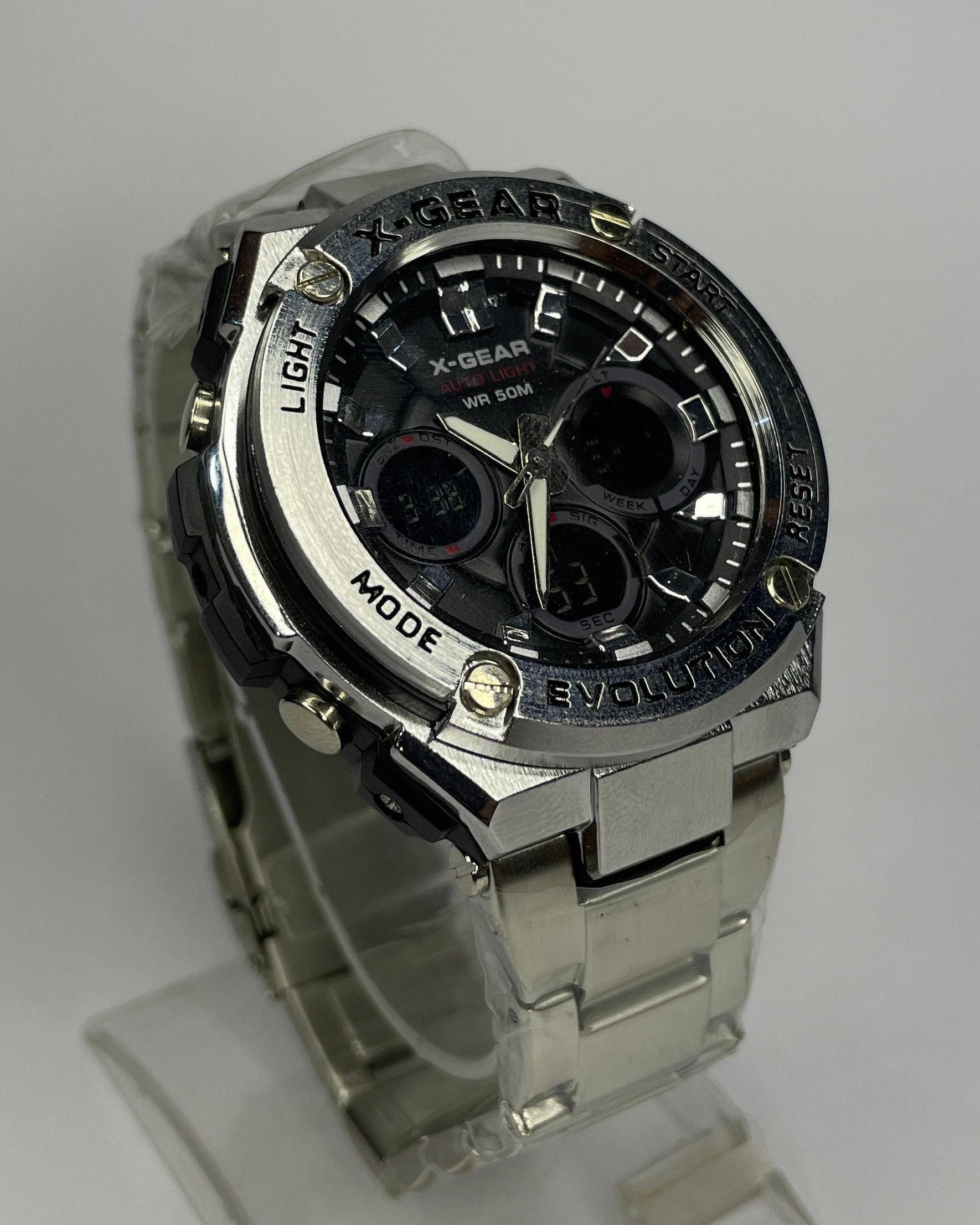 X-Gear Silver Chroma Watch