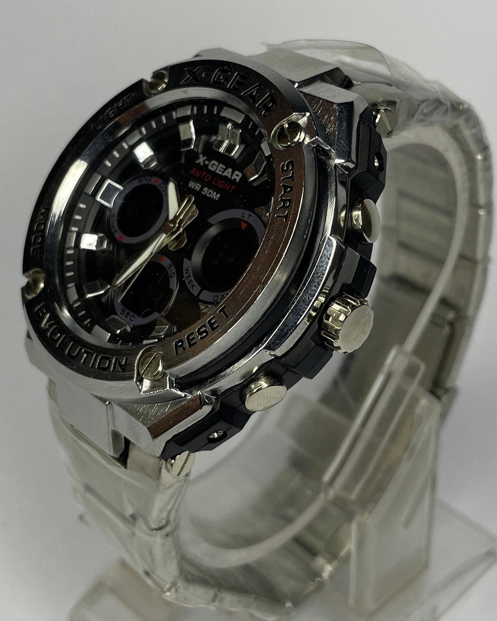 X-Gear Silver Chroma Watch