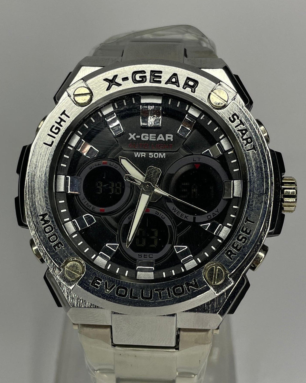 X-Gear Silver Chroma Watch