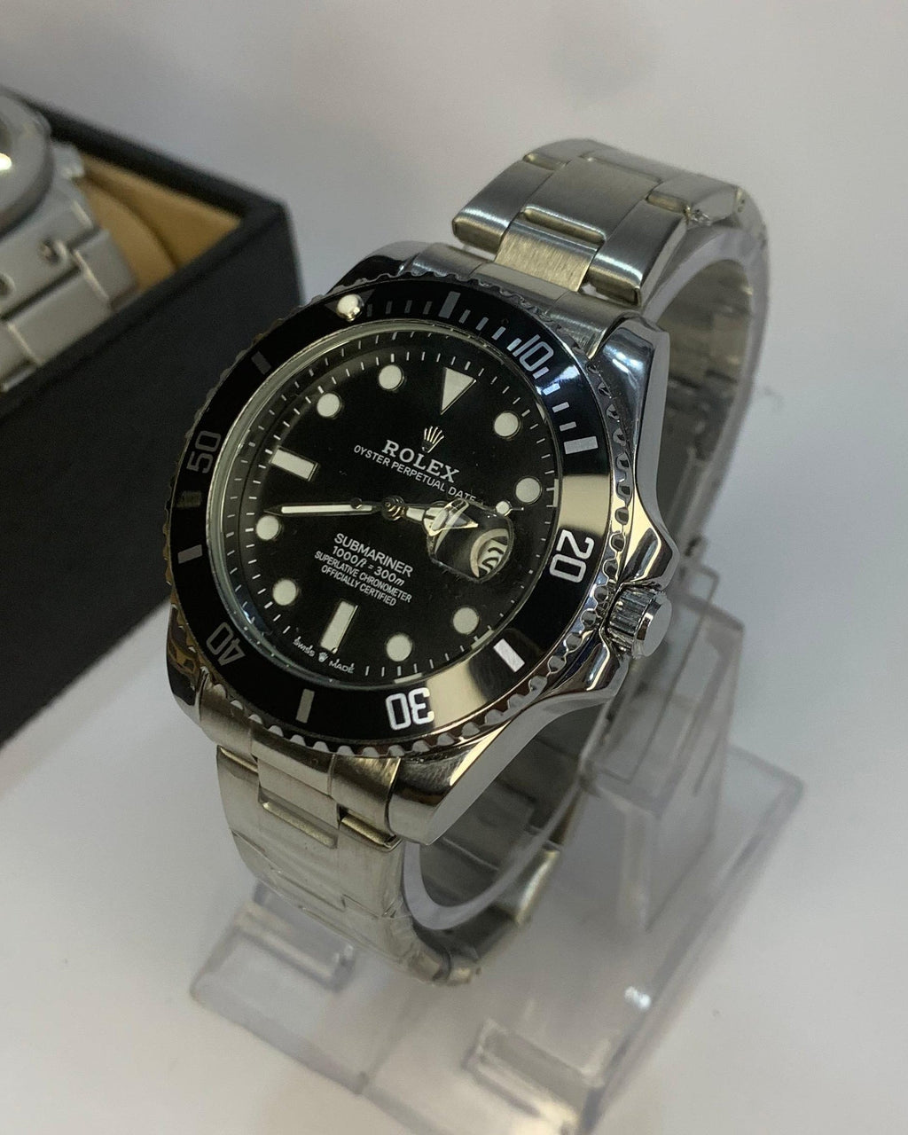 Rolex Silver Diver Watch