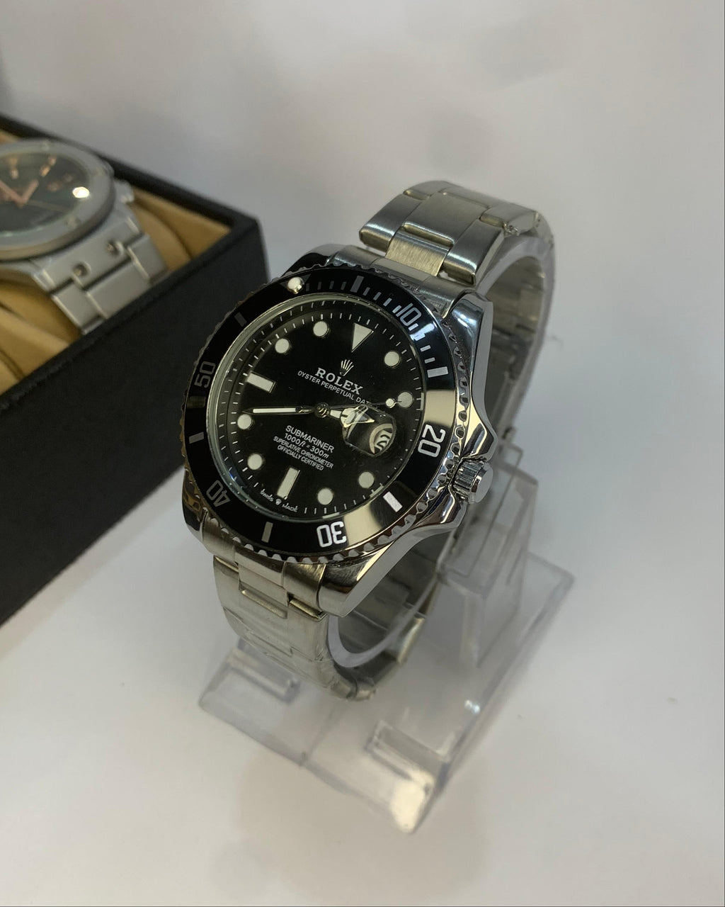 Rolex Silver Diver Watch