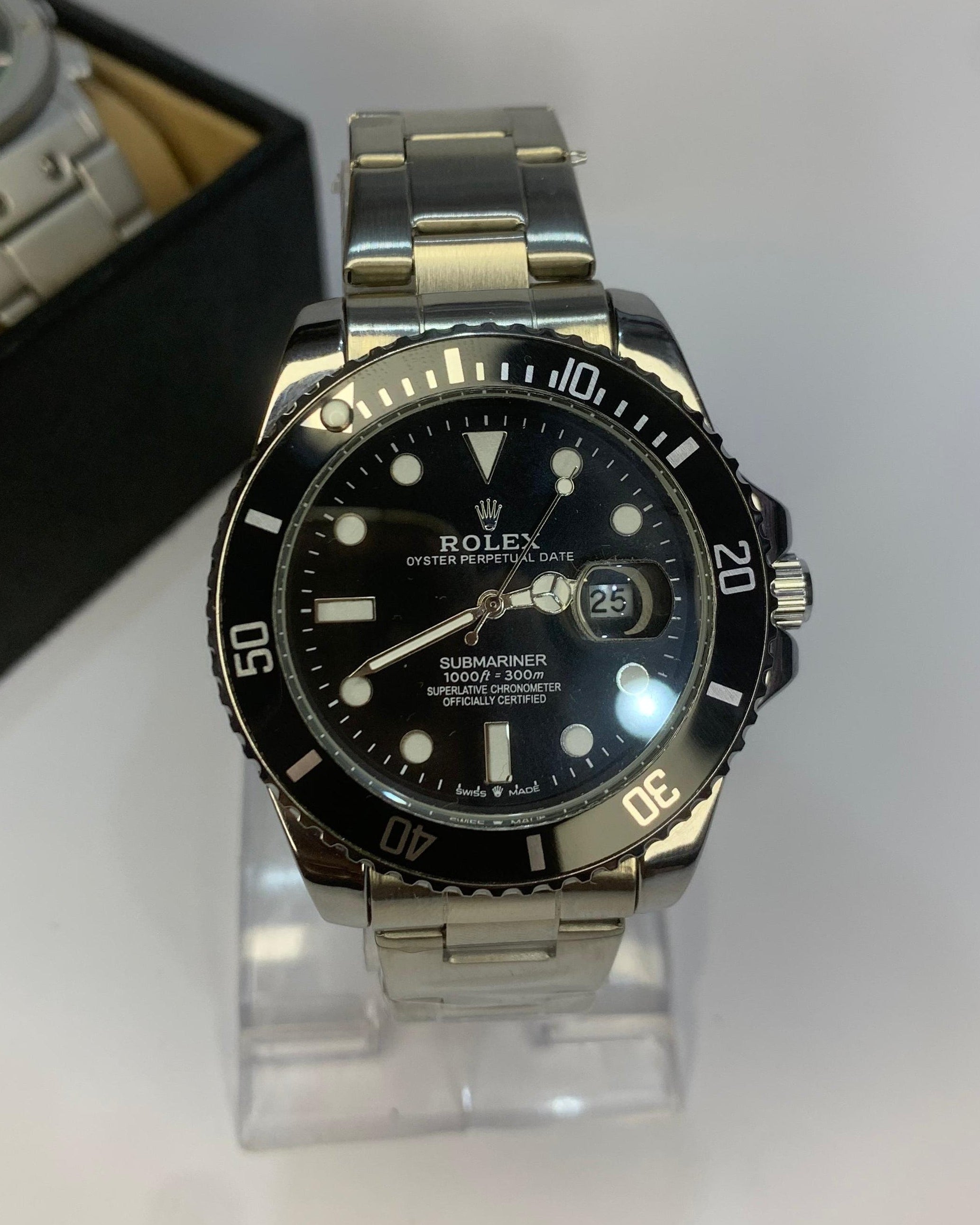 Rolex Silver Diver Watch