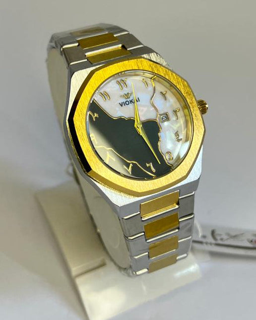 Dual-Tone Arabic Dial Watch