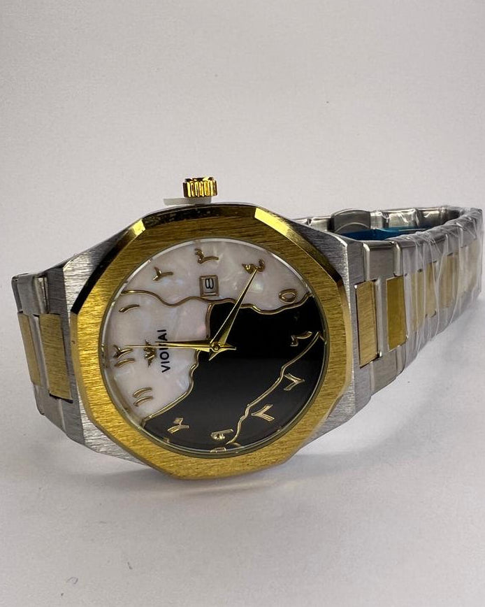 Dual-Tone Arabic Dial Watch